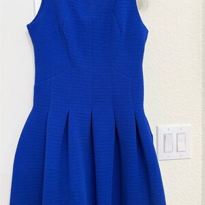Forever 21 Royal Blue Textured Mini Dress